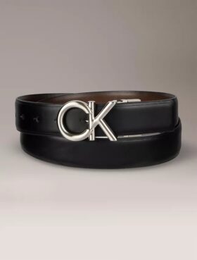 Ck-logotypplatta Vändbart dressbälte