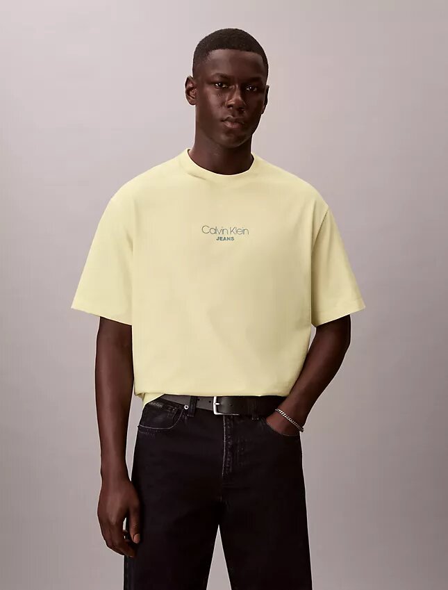 Ckj T-shirt med logotyp, avslappnad passform Ckj T-shirt med logotyp, avslappnad passform