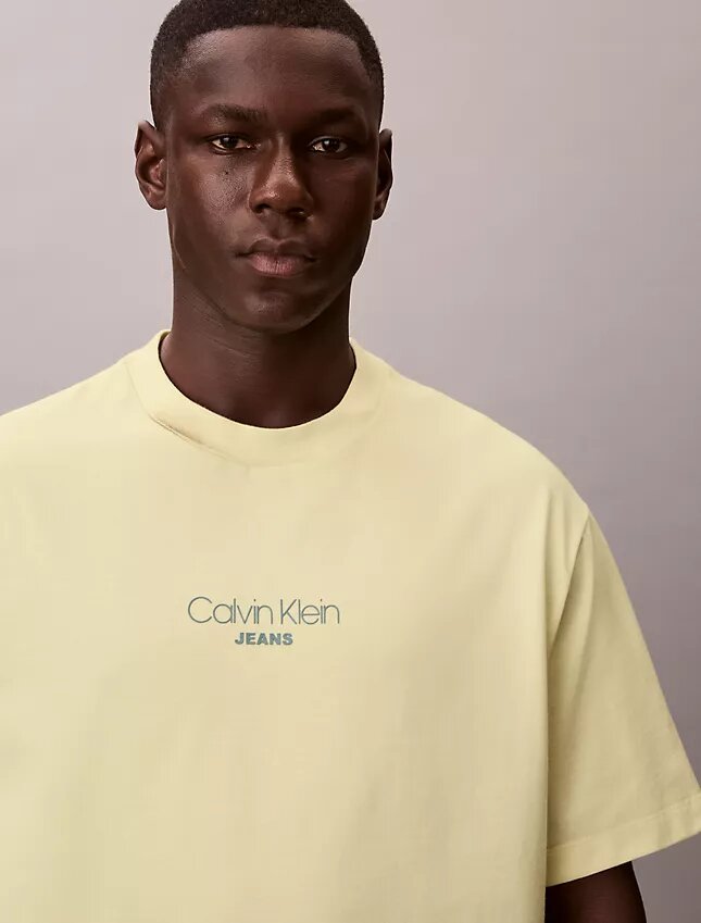 Ckj T-shirt med logotyp, avslappnad passform Ckj T-shirt med logotyp, avslappnad passform