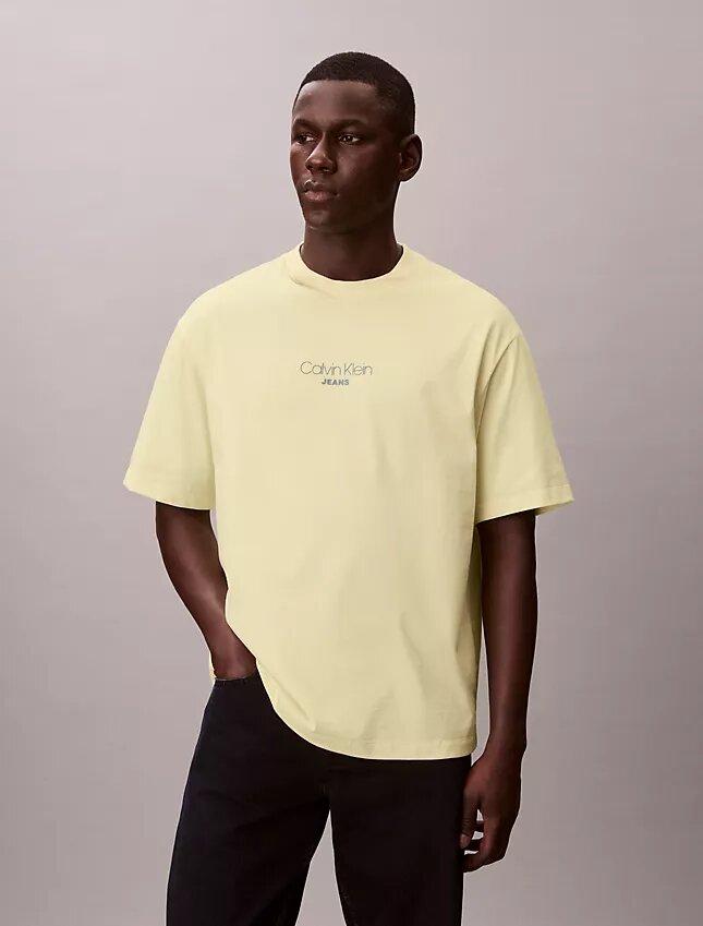 Ckj T-shirt med logotyp, avslappnad passform Ckj T-shirt med logotyp, avslappnad passform