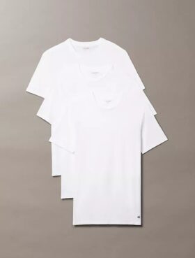 Cotton Classics 3-pack klassisk T-shirt med rund hals