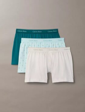 Cotton Classics 3-pack stickade boxershorts