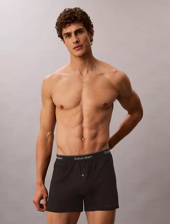 Cotton Classics 3-pack stickade boxershorts Cotton Classics 3-pack stickade boxershorts