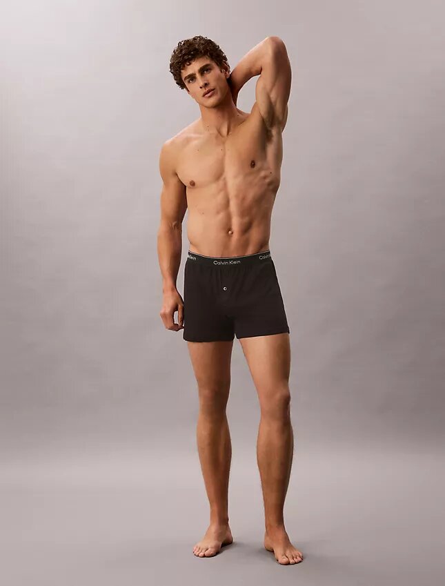 Cotton Classics 3-pack stickade boxershorts Cotton Classics 3-pack stickade boxershorts