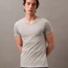 Cotton Classics 3-pack T-shirt med klassisk passform och V-ringning Cotton Classics 3-pack T-shirt med klassisk passform och V-ringning