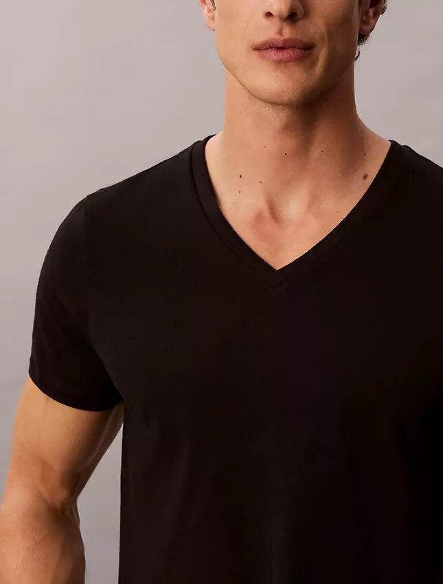 Cotton Classics 5-pack T-shirt med klassisk passform och V-ringning Cotton Classics 5-pack T-shirt med klassisk passform och V-ringning