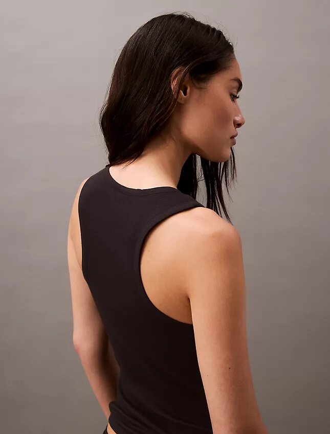 Cotton Stretch Rib Tank Top Cotton Stretch Rib Tank Top
