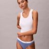 Cotton Stretch-ribbad Thong Cotton Stretch-ribbad Thong