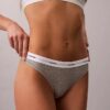 Cotton Stretch-ribbad Thong Cotton Stretch-ribbad Thong