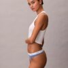 Cotton Stretch-ribbad Thong Cotton Stretch-ribbad Thong
