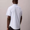 Cotton Stretch-skjorta med smala ränder och knappar Cotton Stretch-skjorta med smala ränder och knappar