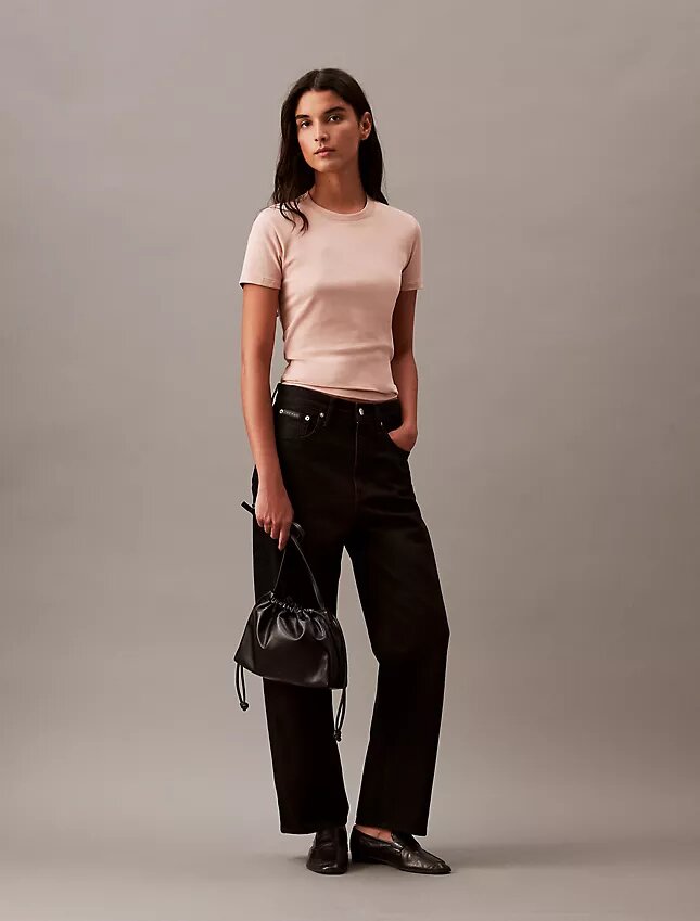 Crossbody-väska med Monogram och dragsko Crossbody-väska med Monogram och dragsko