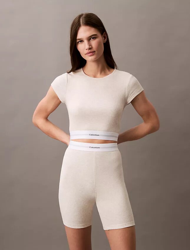 Cykelbyxor i Cotton Stretch-ribb Cykelbyxor i Cotton Stretch-ribb
