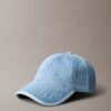 Denim-baseballkeps med emblem-logotyp över hela ytan Denim-baseballkeps med emblem-logotyp över hela ytan
