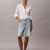 Denim Bermudashorts med logotyp Denim Bermudashorts med logotyp