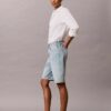 Denim Bermudashorts med logotyp Denim Bermudashorts med logotyp