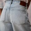 Denim Bermudashorts med logotyp Denim Bermudashorts med logotyp