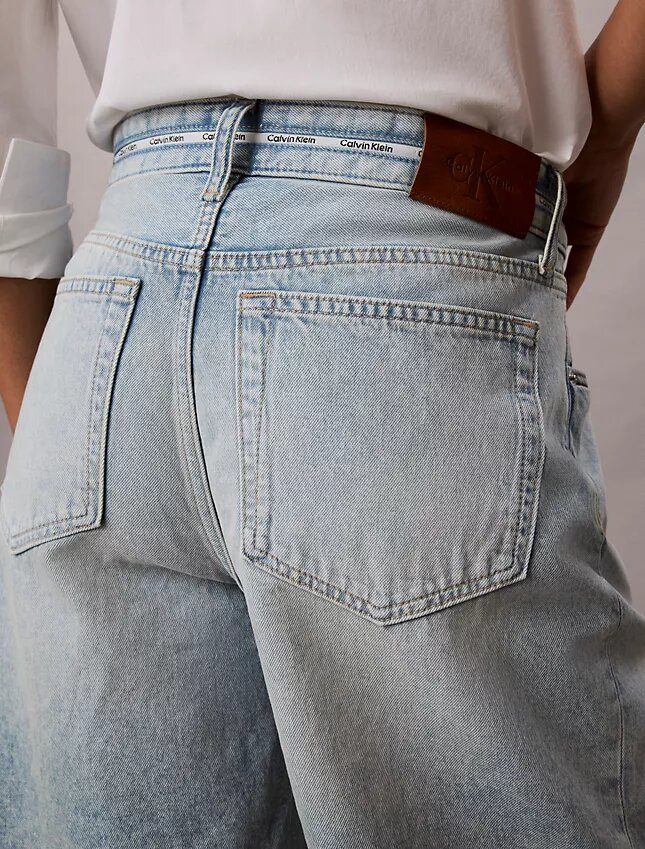 Denim Bermudashorts med logotyp Denim Bermudashorts med logotyp