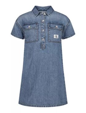 Denim-klänning för flickor