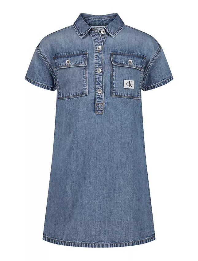 Denim-klänning för flickor Denim-klänning för flickor