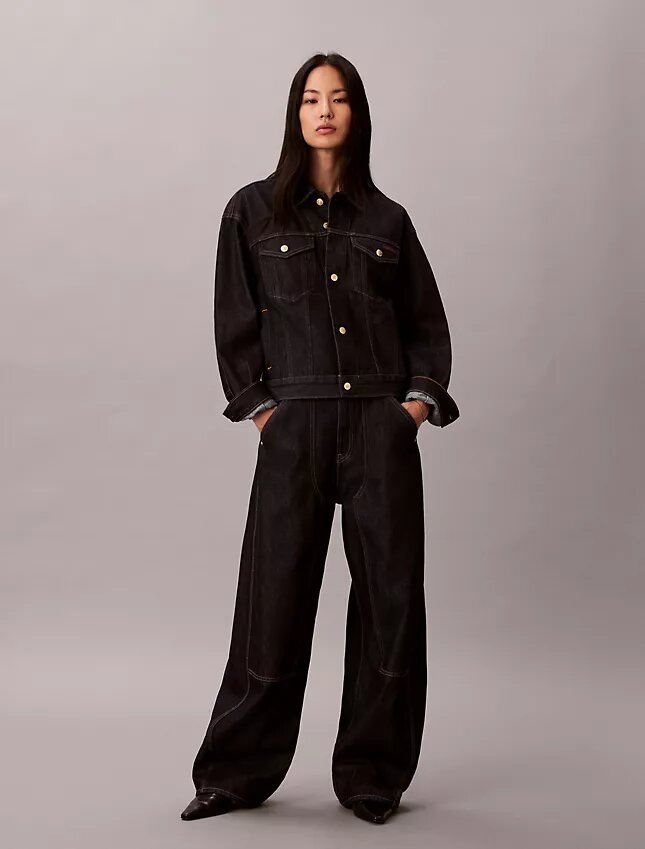 Denim Trucker Jacket för det kinesiska nyåret Denim Trucker Jacket för det kinesiska nyåret
