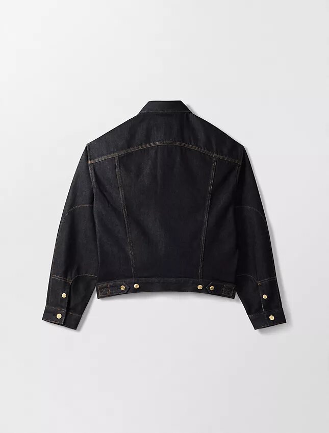 Denim Trucker Jacket för det kinesiska nyåret Denim Trucker Jacket för det kinesiska nyåret