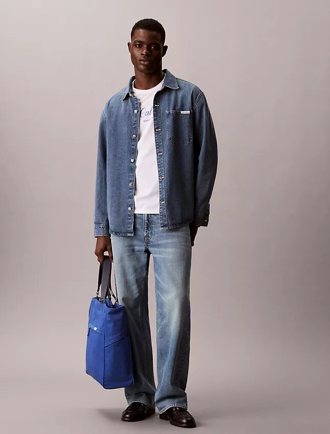 Denim-tygväska Denim-tygväska
