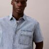 Denim Utility Shirt med knappar Denim Utility Shirt med knappar