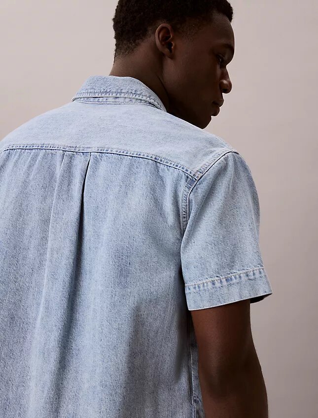Denim Utility Shirt med knappar Denim Utility Shirt med knappar