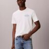 Diner Calvin Klein T-shirt med grafiskt logo Diner Calvin Klein T-shirt med grafiskt logo