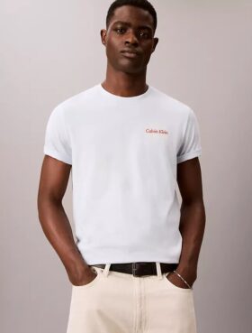 Diner Calvin Klein T-shirt med grafiskt logo