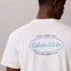 Diner Calvin Klein T-shirt med grafiskt logo Diner Calvin Klein T-shirt med grafiskt logo