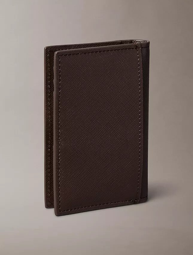 Elegant kompakt bifold-plånbok i Saffiano Elegant kompakt bifold-plånbok i Saffiano