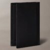 Elegant kompakt bifold-plånbok i Saffiano