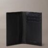 Elegant kompakt bifold-plånbok i Saffiano