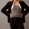 Eleganta raka byxor med stretch Eleganta raka byxor med stretch