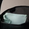 Emblem Mesh Bucket Bag