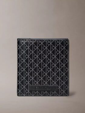 Emblem-plånbok med två fack
