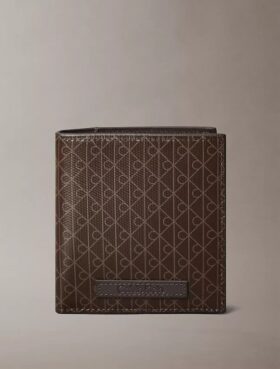 Emblem-plånbok med två fack