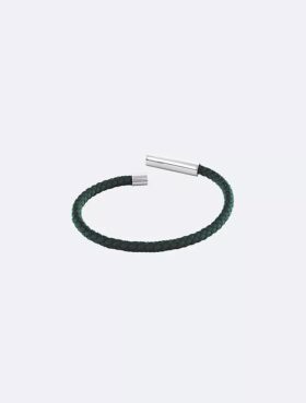 Fasat ID-läderarmband