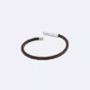 Fasat ID-läderarmband