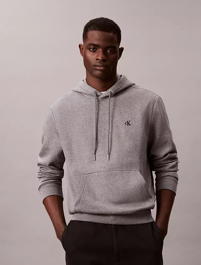 Fleece-hoodie med arkivlogotyp Fleece-hoodie med arkivlogotyp