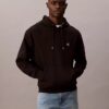 Fleece-hoodie med arkivlogotyp Fleece-hoodie med arkivlogotyp