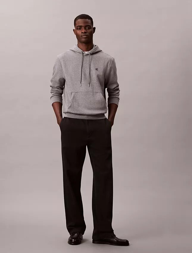 Fleece-hoodie med arkivlogotyp Fleece-hoodie med arkivlogotyp