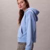 Fleece-hoodie med arkivlogotyp