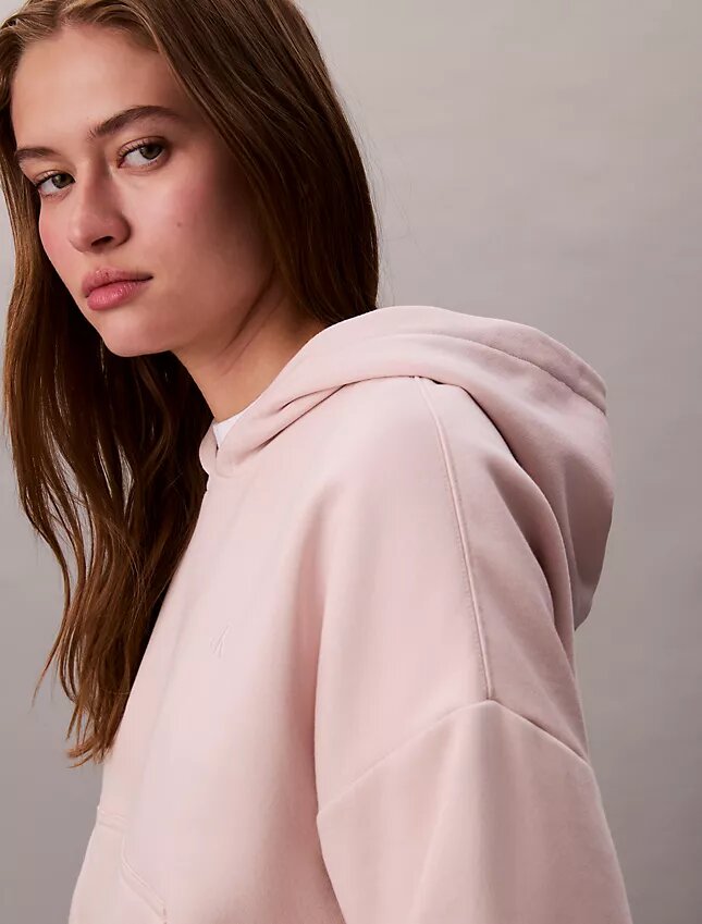 Fleece-hoodie med arkivlogotyp Fleece-hoodie med arkivlogotyp