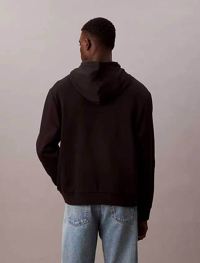 Fleece-hoodie med arkivlogotyp Fleece-hoodie med arkivlogotyp