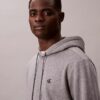 Fleece-hoodie med arkivlogotyp Fleece-hoodie med arkivlogotyp
