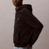 Fleece-hoodie med arkivlogotyp Fleece-hoodie med arkivlogotyp