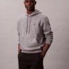Fleece-hoodie med arkivlogotyp Fleece-hoodie med arkivlogotyp